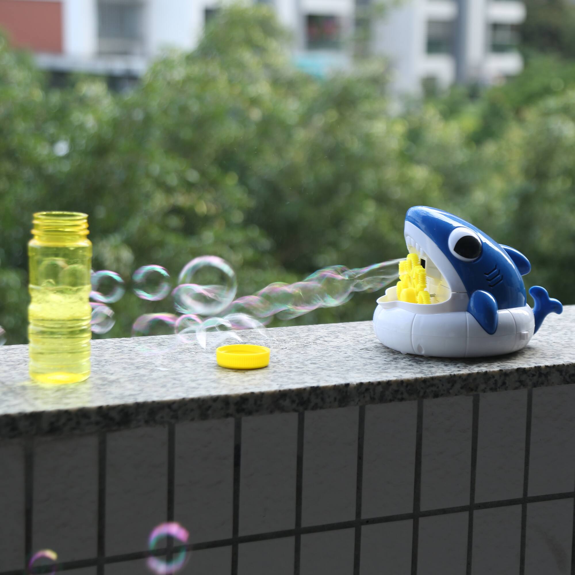 Summer Outdoor Shark Bubble Blower by Creatology™